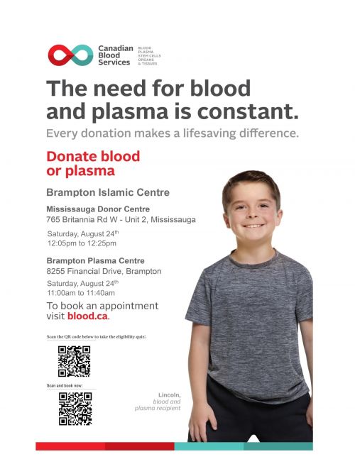 Donate Blood or Plasma